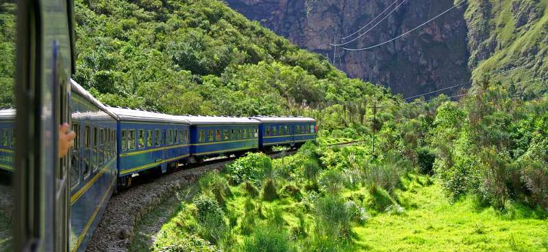 Why travel by train to Machu Picchu? Are there other routes?